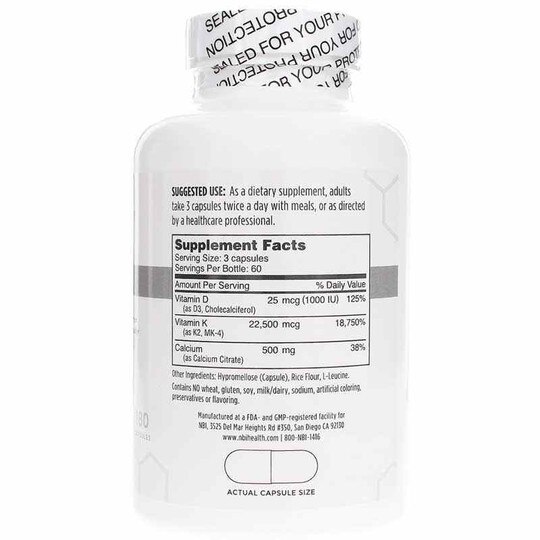 Osteo-K, 180 Veg Capsules, NBI