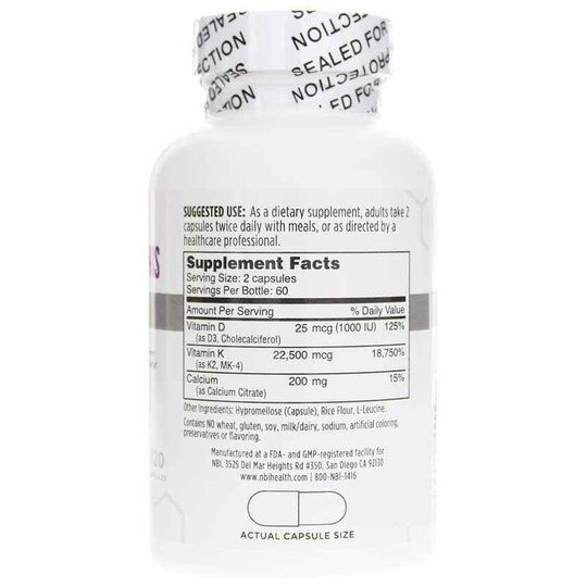 Osteo-K Minis, 120 Veg Capsules, NBI