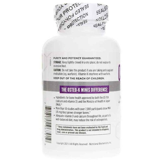 Osteo-K Minis, 120 Veg Capsules, NBI