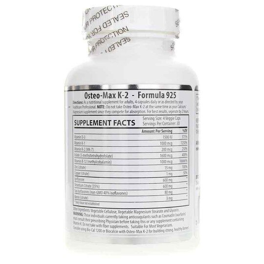Osteo-Max K-2, 120 Veg Capsules, BSP
