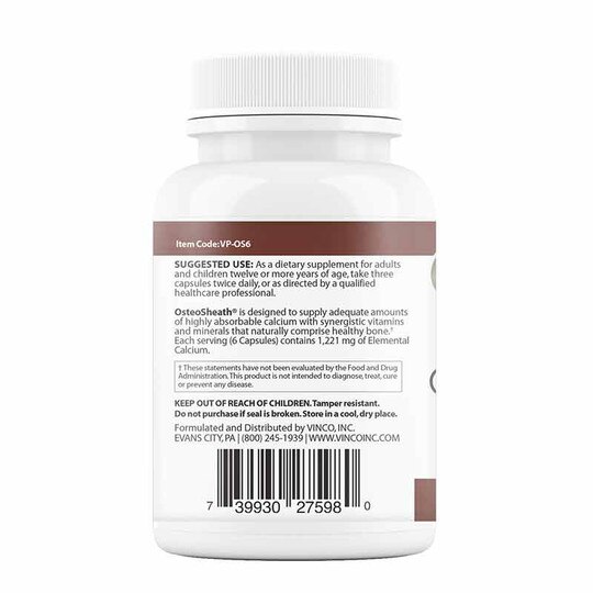 OsteoSheath Enhanced Bone Support, 180 Veg Caps, VNC