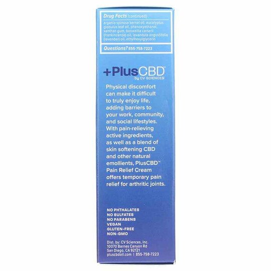 Pain Relief Arthritis Cream, 2 Oz, PCBD