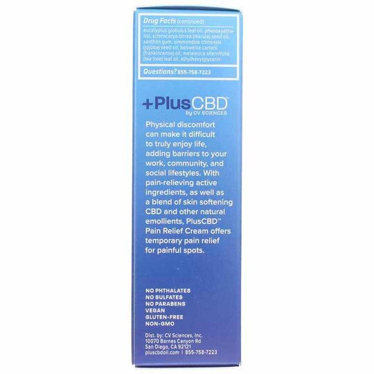 Pain Relief Penetrating Cream, 2 Oz, PCBD
