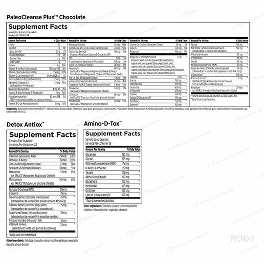 PaleoCleanse Plus 14 Day Detox Program, Chocolate, DFH