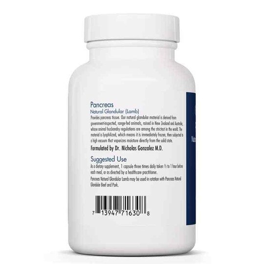 Pancreas Natural Glandular Lamb, 90 Veg Capsules, ARG