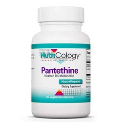Pantethine, 60 Veg Capsules, Nutricology 1