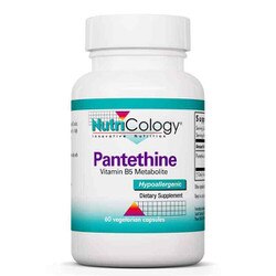 Pantethine, 60 Veg Capsules, Nutricology