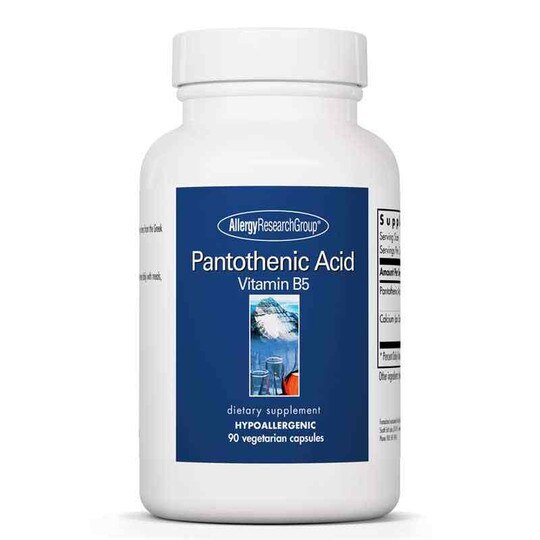 Pantothenic Acid, 90 Veg Capsules, ARG