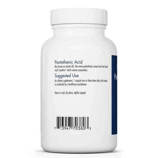 Pantothenic Acid, 90 Veg Capsules, ARG