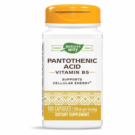 Pantothenic Acid (Vitamin B5), 100 Capsules, NWA