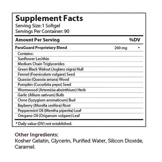 ParaGuard Intestinal Flora Support, 90 Softgels, ZHL