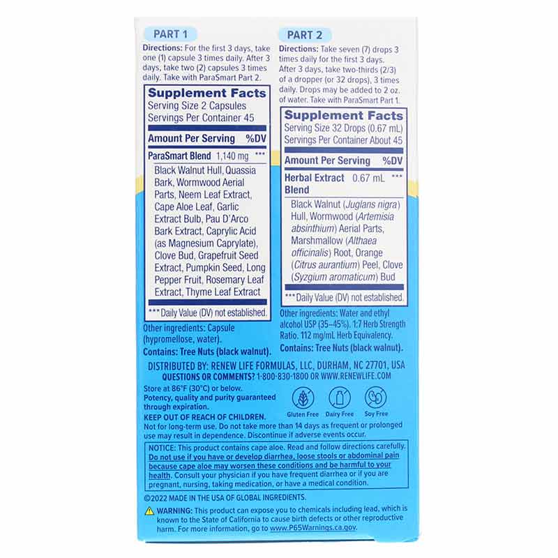 PARASmart Microbial Cleanse, Renew Life