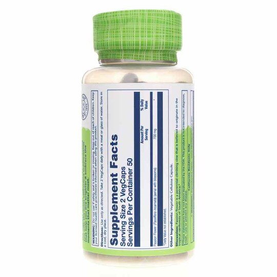 Passion Flower, 100 Veg Capsules, SLR