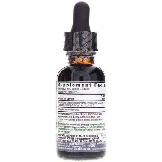 Passionflower Extract Alcohol-Free, 1 Oz, NAN