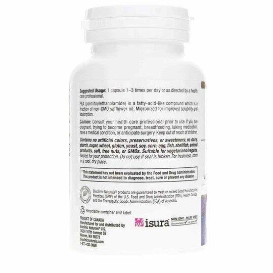 PEA 400 Mg, 90 Veg Capsules, BCN
