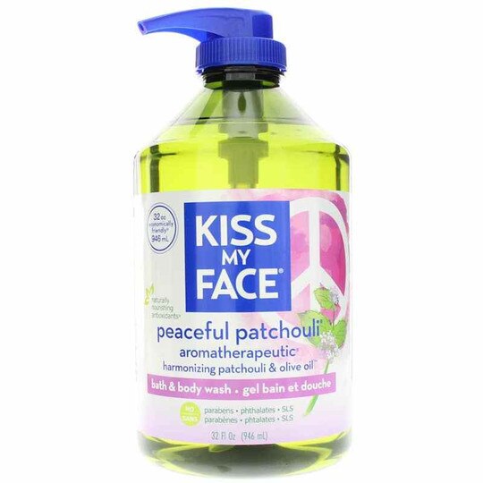 Peaceful Patchouli Bath & Body Wash, Kiss My Face