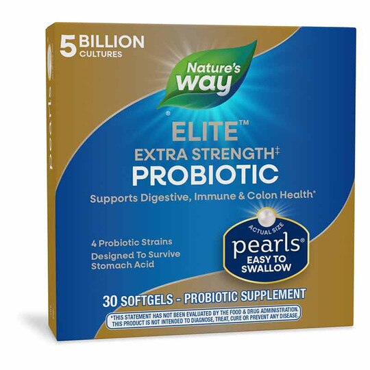 Pearls Elite Extra Strength Probiotics, Natures Way