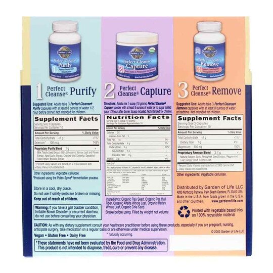 Perfect Cleanse 10 Day System Kit Garden Of Life