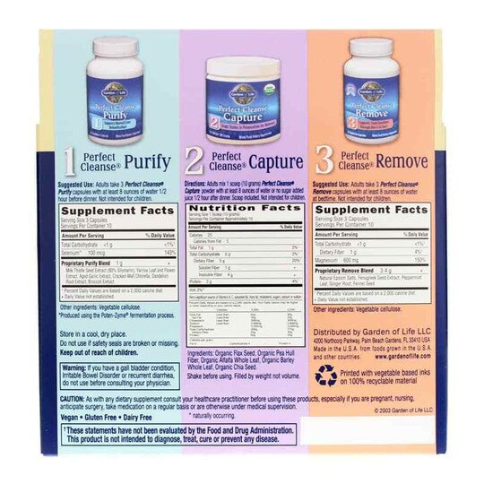 Perfect Cleanse 10 Day System Kit Garden Of Life