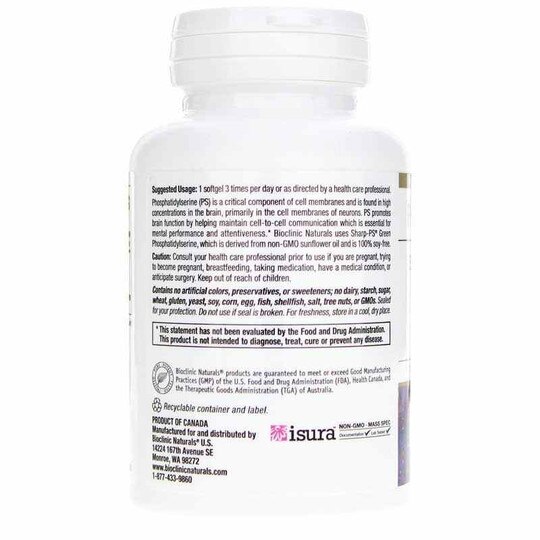 Phosphatidylserine 100 Mg, 60 Softgels, BCN