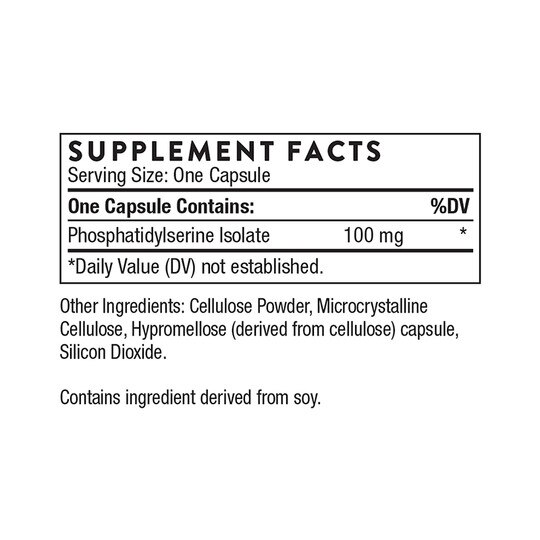 Phosphatidylserine, 60 Veg Capsules, THR