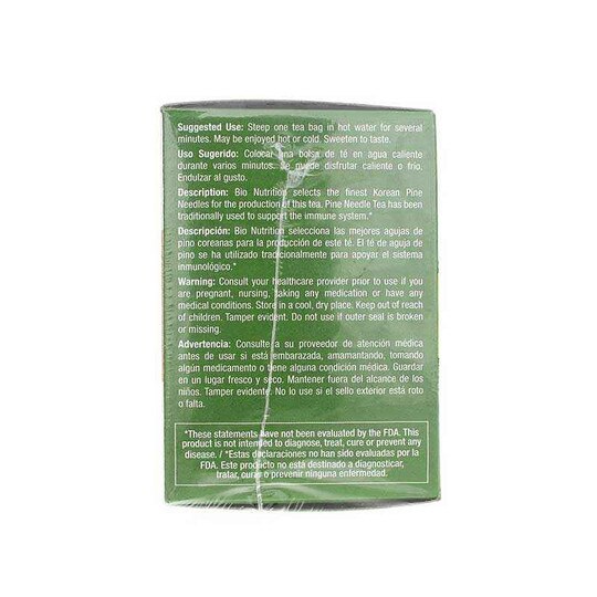 Pine Needle Tea, 30 Tea Bags, BNU