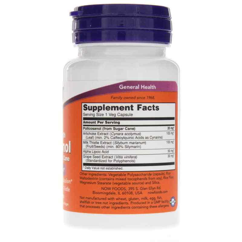 Policosanol 20 Mg Double Strength, NOW Foods