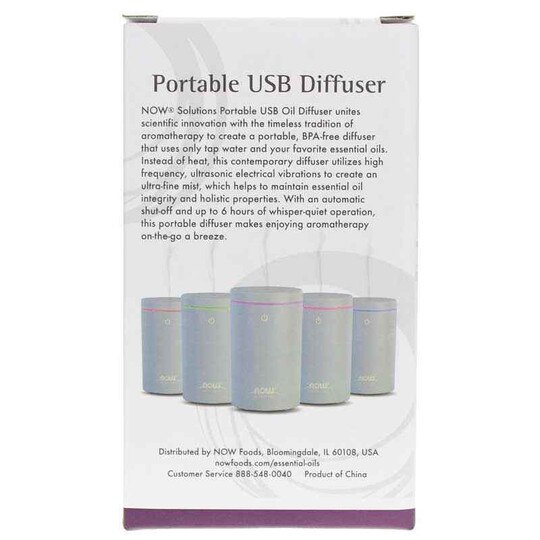 Portable USB Ultrasonic Oil Diffuser, 1 Piece(s), NOW
