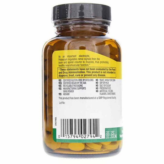 Potassium 99 Mg, 250 Tablets, CTL