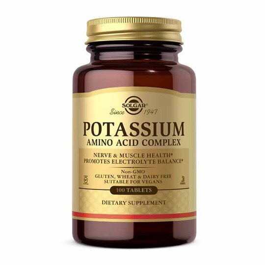 Potassium Amino Acid Complex, 100 Tablets, SLG