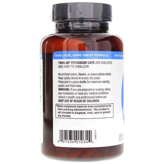 Potassium Caps, 180 Capsules, TWL