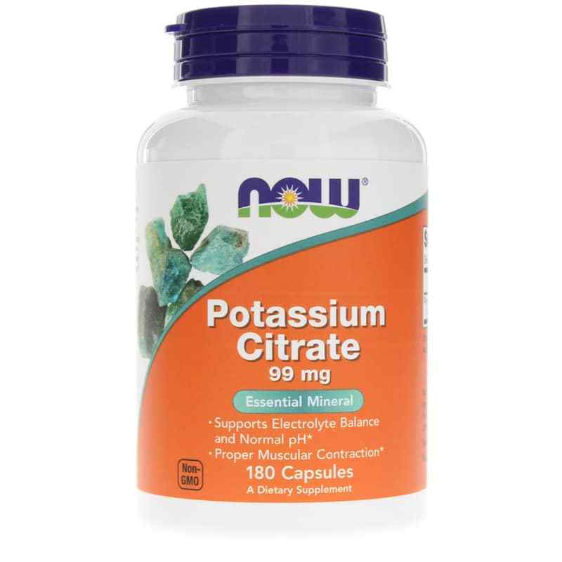 Potassium Citrate 99 Mg, NOW Foods
