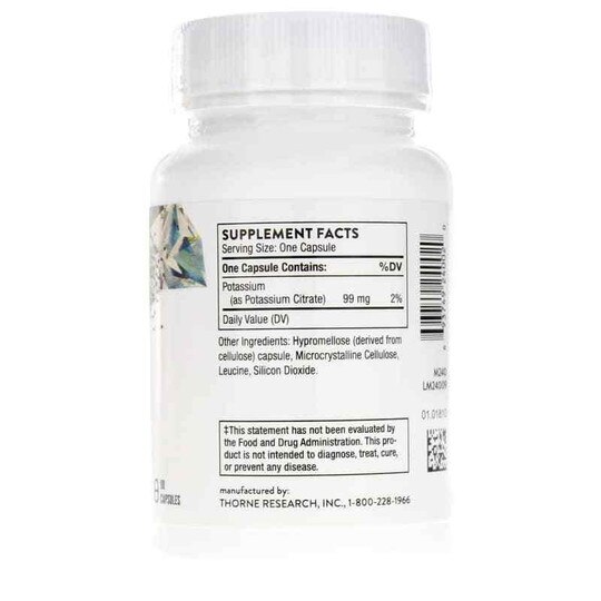 Potassium Citrate, 90 Veg Capsules, THR