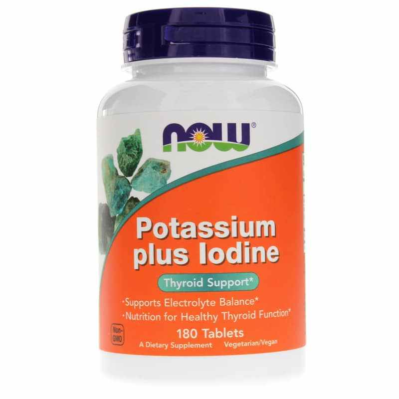 Potassium Plus Iodine, NOW Foods