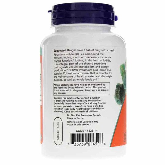 Potassium Plus Iodine, NOW Foods