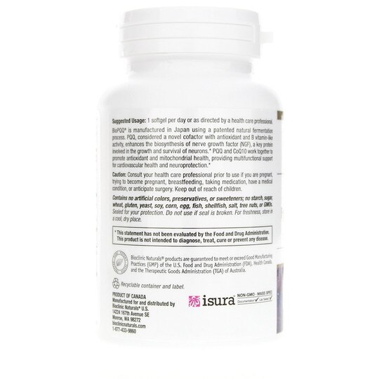 PQQ-10, 60 Softgels, BCN