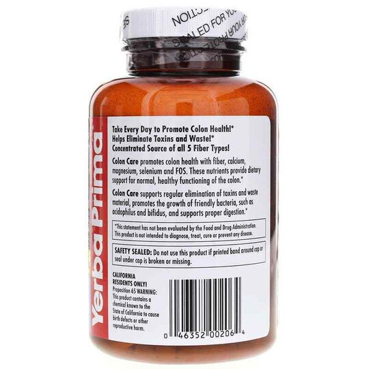 Prebiotic Colon Care Caps, 180 Capsules, YPMA