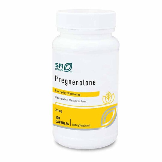 Pregnenolone 25 Mg, 100 Veg Capsules, KL