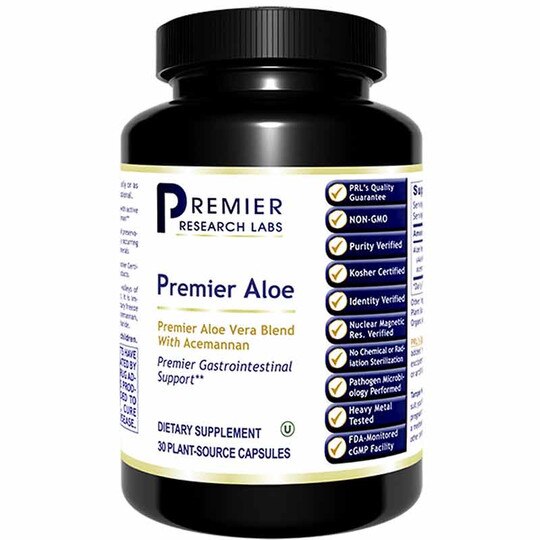 Premier Aloe Gastrointestinal Support, 30 Veg Caps, PRL