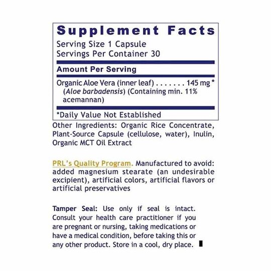 Premier Aloe Gastrointestinal Support, 30 Veg Caps, PRL