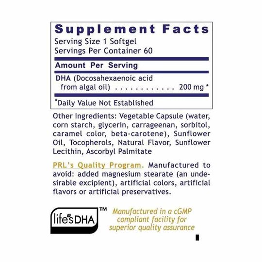 Premier DHA, 60 Veg Capsules, PRL