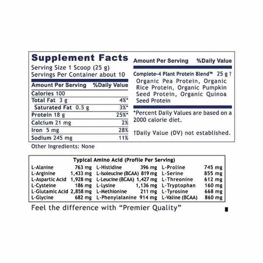 Premier Plant Protein, 9 Oz, PRL