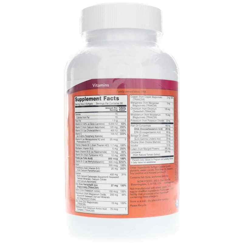 Prenatal Gels + DHA, NOW Foods