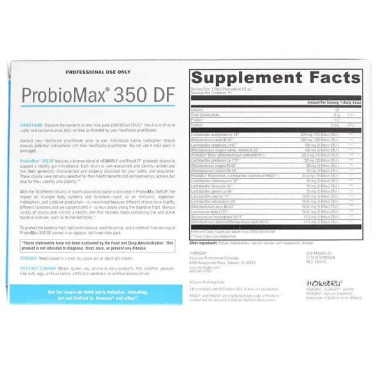 ProbioMax 350 DF, 15 Stick(s), XYM