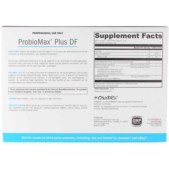 ProbioMax Plus DF, 30 Pack(s), XYM