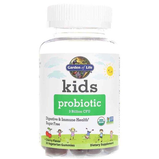Probiotic Gummies 3 Billion CFU, 30 Vegetarian Gummies, GOLK