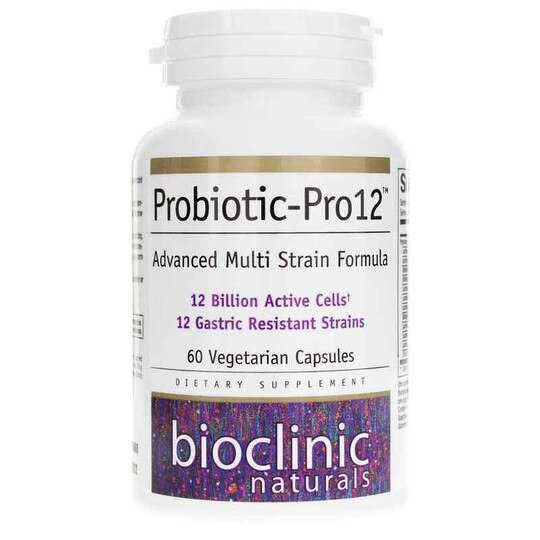 Probiotic-Pro12 Advanced Multi Strain Formula, 60 Veg Capsules, BCN