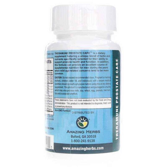 Prostate Care with Saw Palmetto, 60 Capsules, AZH