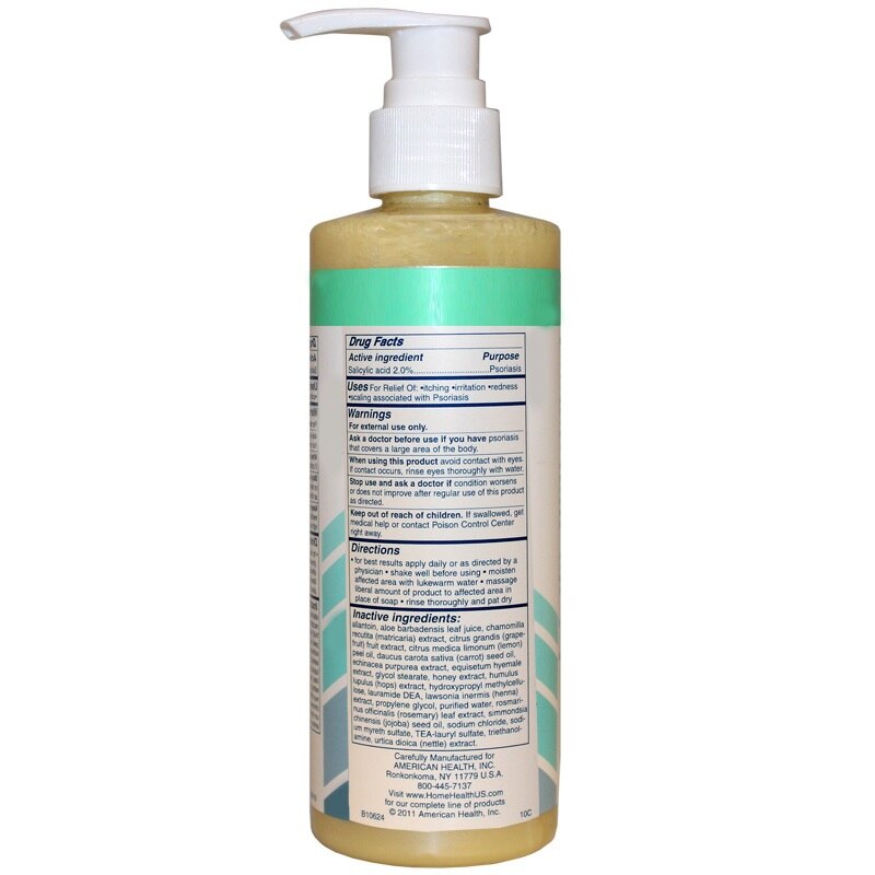 Psoriasis Medicated Scalp and Body Wash, Home Health