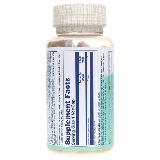 Psyllium Husk 525 Mg, 100 Veg Capsules, SLR